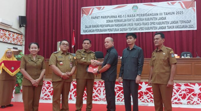 Fraksi DPRD Landak Setujui Pembahasan Perubahan APBD 2025