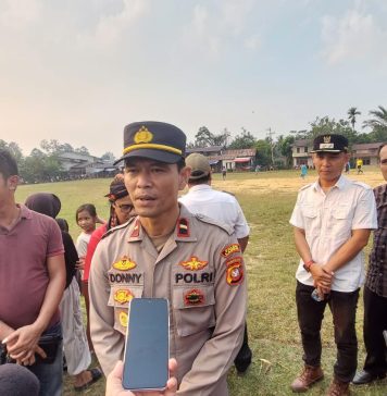 Kapolsek Kuala Behe Dukung Open Turnamen Sepak Bola sebagai Ajang Prestasi Hingga Kancah Nasional
