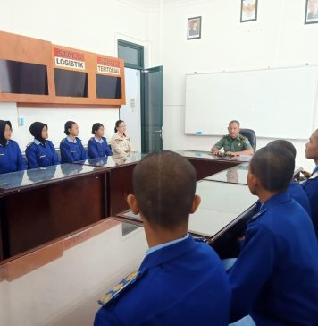 Kasdim 1210/Landak Sambut Siswa SMA Taruna Nusantara, Beri Motivasi Raih Cita-Cita