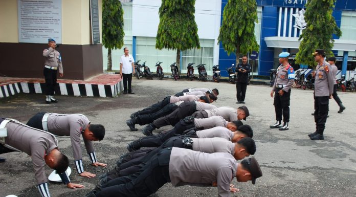 Propam Polda Kalbar Gelar Gaktiblin di Polres Landak, Temukan Sejumlah Pelanggaran