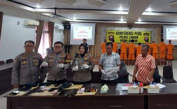 Polres Landak Ungkap 101 Kasus, 28 Di Antaranya Narkotika