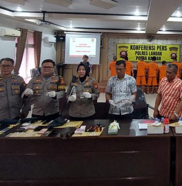 Polres Landak Ungkap 101 Kasus, 28 Di Antaranya Narkotika