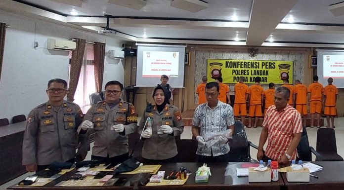 Polres Landak Ungkap 101 Kasus, 28 Di Antaranya Narkotika