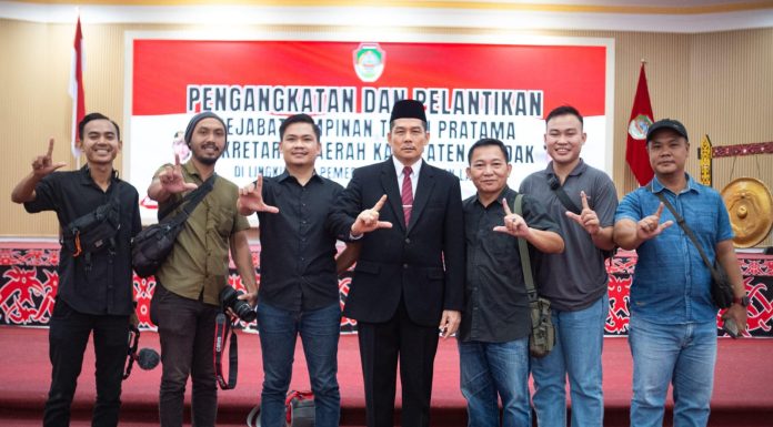 Sekda Landak Ajak Peran Media Jadi Mitra Pemerintah Dukung Pembangunan Daerah