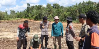 Kapolres Landak Tinjau Lahan Jagung untuk Dukung Ketahanan Pangan Nasional