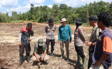 Kapolres Landak Tinjau Lahan Jagung untuk Dukung Ketahanan Pangan Nasional