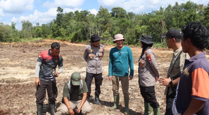 Kapolres Landak Tinjau Lahan Jagung untuk Dukung Ketahanan Pangan Nasional