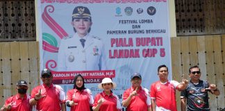 Bupati Landak Buka Lomba Burung Berkicau Tingkat Provinsi Kalbar