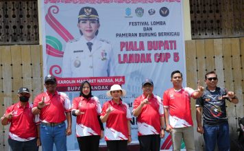 Bupati Landak Buka Lomba Burung Berkicau Tingkat Provinsi Kalbar