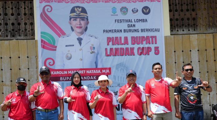 Bupati Landak Buka Lomba Burung Berkicau Tingkat Provinsi Kalbar