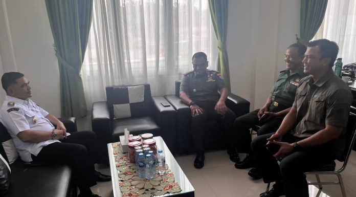 Perkuat Sinergi, Wakil Bupati Landak Kunjungi Kodim 1210/Landak