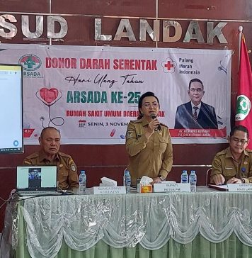 Bupati Karolin Dorong RSUD Landak Tingkatkan Pelayanan Kesehatan