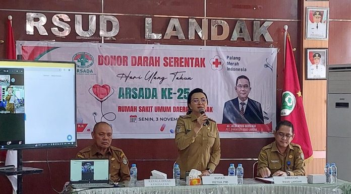 Bupati Karolin Dorong RSUD Landak Tingkatkan Pelayanan Kesehatan