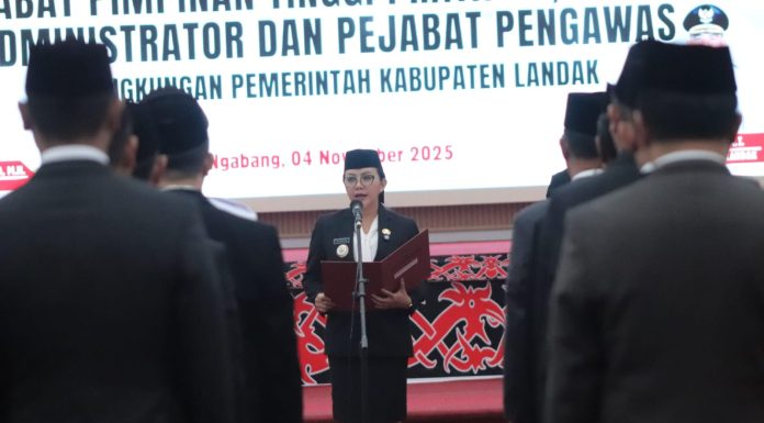 15 Jabatan Kosong, Bupati Landak Janji Lakukan Pelantikan Tahap Berikutnya