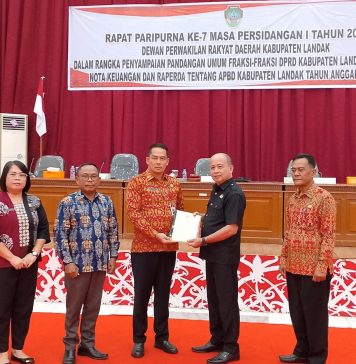 DPRD Landak Setujui Raperda APBD 2026 untuk Dibahas Lebih Lanjut