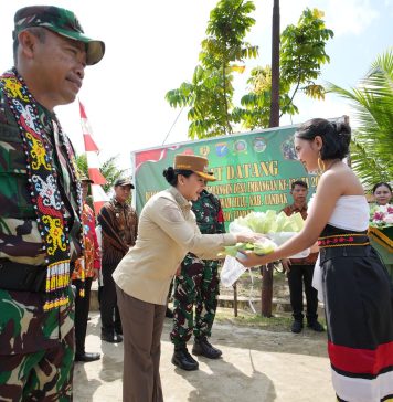 TNI dan Pemkab Landak Bersinergi Bangun Desa Garu lewat TMMD ke-126