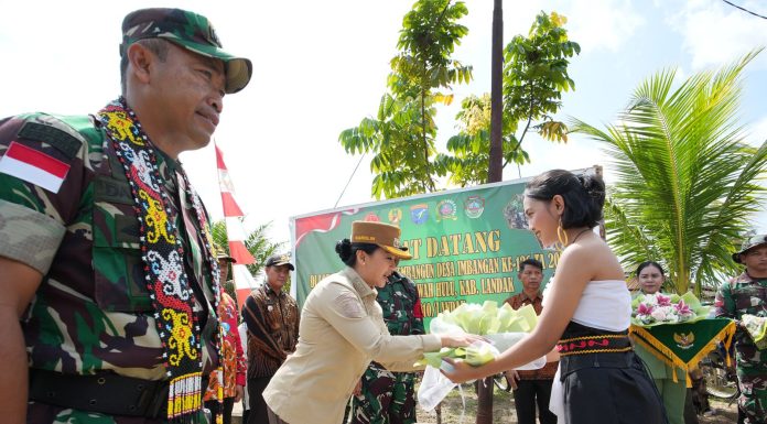 TNI dan Pemkab Landak Bersinergi Bangun Desa Garu lewat TMMD ke-126