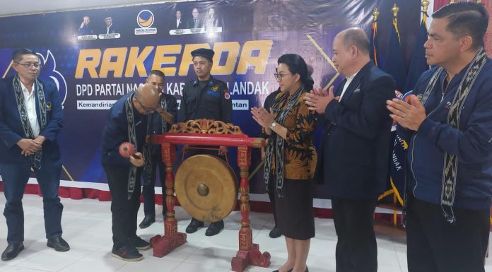 Bupati Karolin Harap Rakerda Nasdem Landak Hasilkan Program Sinergi dengan Pemda