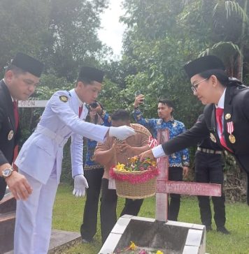 Bupati Karolin Pimpin Ziarah Nasional Peringati Hari Pahlawan di Landak