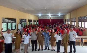 Tanamkan Jiwa Bela Negara, DPD FBN Landak Sosialisasi Cinta Tanah Air dan Anti-Narkoba di SMK N 1 Ngabang