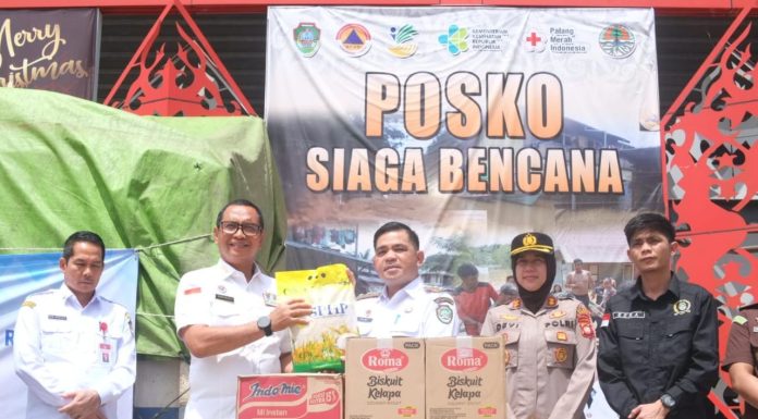 Pemerintah Pusat Turun Tangan, Kabupaten Landak Terima Bantuan Penanggulangan Banjir