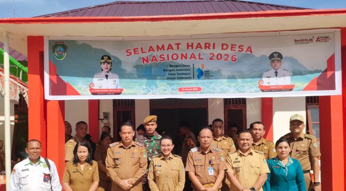 Peringati Hari Desa Nasional 2026, Bupati Karolin Resmikan Kantor Desa Hilir Tengah dan Tekankan Kemandirian Desa