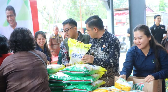 Ringankan Beban Masyarakat Jelang Hari Raya, Pemkab Landak Gelar Gerakan Pangan Murah