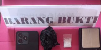 Satresnarkoba Polres Landak Tangkap Terduga Pengedar Sabu di Ngabang