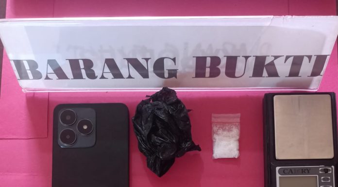 Satresnarkoba Polres Landak Tangkap Terduga Pengedar Sabu di Ngabang
