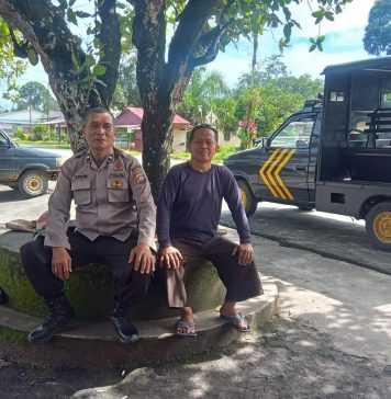Patroli Humanis Polsek Mandor Jaga Kamtibmas Selama Ramadan