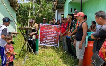 Tolak Pematokan Lahan Bank Tanah, Warga Adat Nyayum Gelar Ritual dan Ancam Aksi Lebih Besar