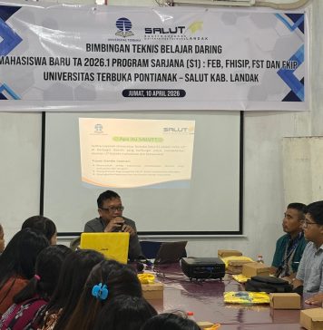 SALUT Landak Gelar Bimbingan Belajar Daring untuk Mahasiswa Baru UT TA 2026.1