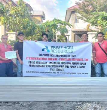 CSR PT KMM–PAR Bantu Pembangunan Gereja di Sempate, Dorong Sinergi Perusahaan dan Masyarakat