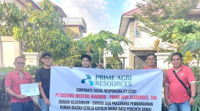 CSR PT KMM–PAR Bantu Pembangunan Gereja di Sempate, Dorong Sinergi Perusahaan dan Masyarakat