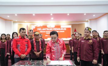 Karolin Ingatkan Pemuda Dayak Tak Tergilas Peradaban Zaman