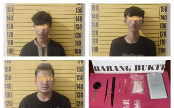 Tiga Pengedar Sabu Ditangkap, Satu Residivis Kembali Diciduk Polisi