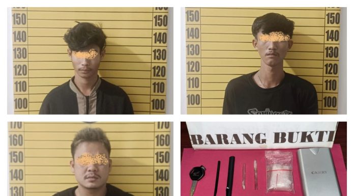 Tiga Pengedar Sabu Ditangkap, Satu Residivis Kembali Diciduk Polisi
