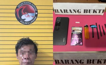 Residivis Narkoba Kembali Ditangkap, Polres Landak Amankan Sabu 0,22 Gram di Dalam Rumah Kos