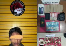 Pengedar Ganja di Ngabang Ditangkap, Dua Rekannya Kabur Saat Penggerebekan