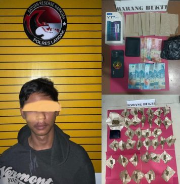 Pengedar Ganja di Ngabang Ditangkap, Dua Rekannya Kabur Saat Penggerebekan