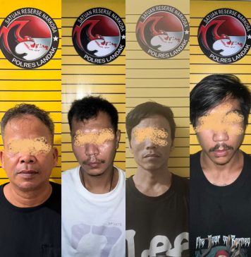 Pengembangan Kasus Ungkap Pemasok Sabu di Sengah Temila, Empat Orang Diamankan