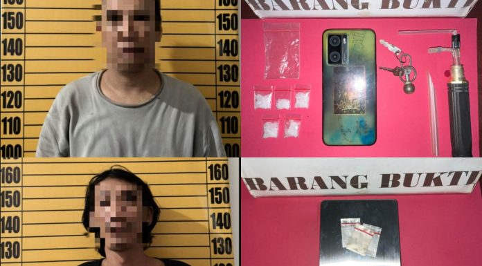 Satresnarkoba Polres Landak Ringkus Tiga Terduga Pengedar Sabu, Amankan Barang Bukti 5,86 Gram