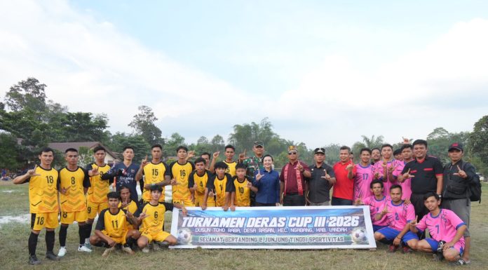 Buka Turnamen Deras Cup 3, Karolin Soroti Perbaikan Infrastruktur hingga Sportivitas Pemain