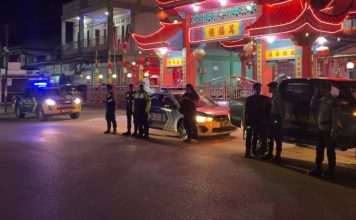 Patroli Skala Besar, Polres Landak Antisipasi Curat dan Curas di Kota Ngabang
