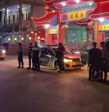 Patroli Skala Besar, Polres Landak Antisipasi Curat dan Curas di Kota Ngabang