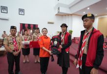 Karolin Lepas Peserta Jamnas 2026 Landak, Titip Pesan Persaudaraan dan Dukungan Swasembada Pangan