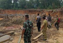 Tim Gabungan Cek Lokasi PETI di Banyuke Hulu, Lima Mesin Dompeng Ditemukan Tak Beroperasi
