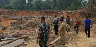 Tim Gabungan Cek Lokasi PETI di Banyuke Hulu, Lima Mesin Dompeng Ditemukan Tak Beroperasi