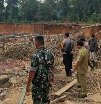 Tim Gabungan Cek Lokasi PETI di Banyuke Hulu, Lima Mesin Dompeng Ditemukan Tak Beroperasi