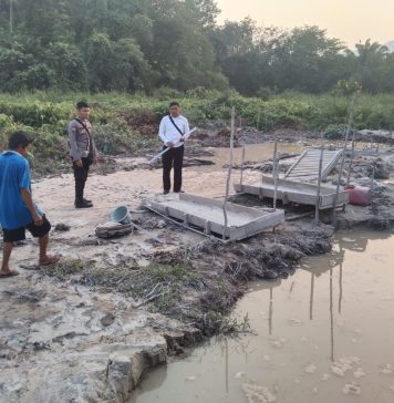 Polsek Mandor Cek Lokasi Bekas PETI, Pastikan Aktivitas Tambang Tak Kembali Marak